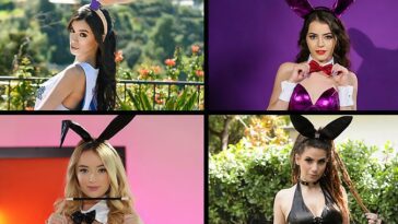 [TeamskeetSelects] Kylie Quinn, Katie Kush, Indica Flower, Leana Lovings (Bunny Babes Compilation)
